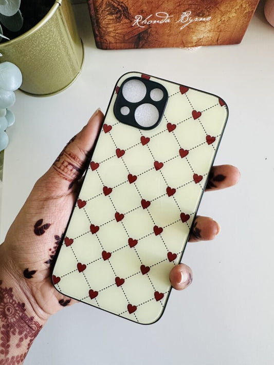 Cute red heart case