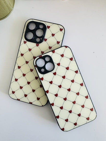 Cute red heart case