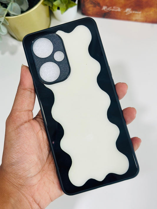 Black waves designer case