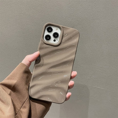 mocha coffee wavy 3d case