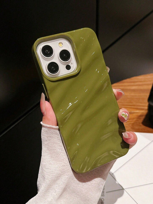 classy white wavy 3d case