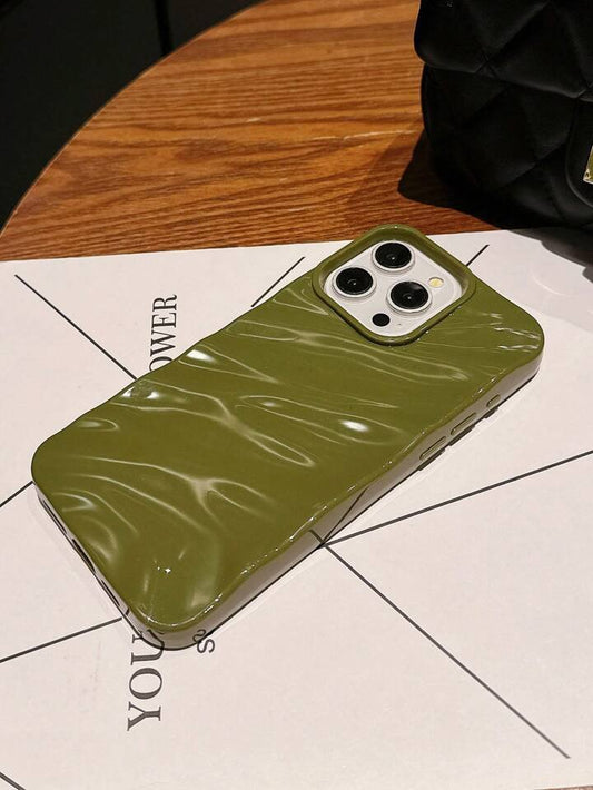 classy green  wavy 3d case