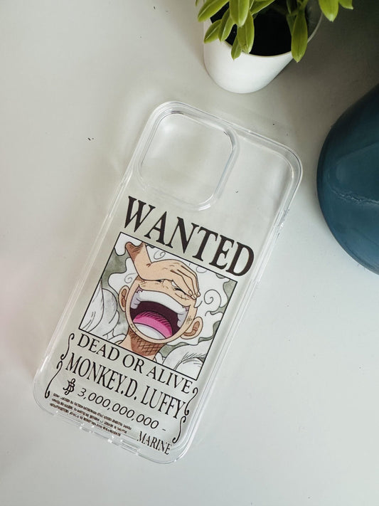 Wanted moneky d luffy designer case
