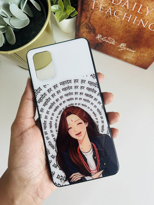 Har har mahadev girl illustration case