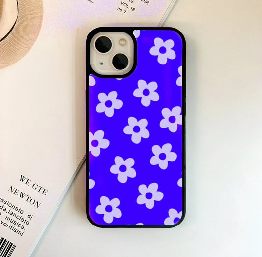 navy flower aesthetic