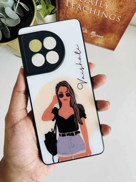 Stylish shades girl illustration case