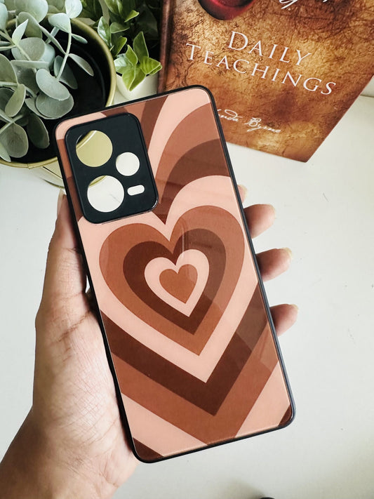 Dark brown aesthetic designer case