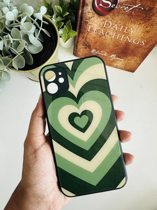 Dark green y2k designer case