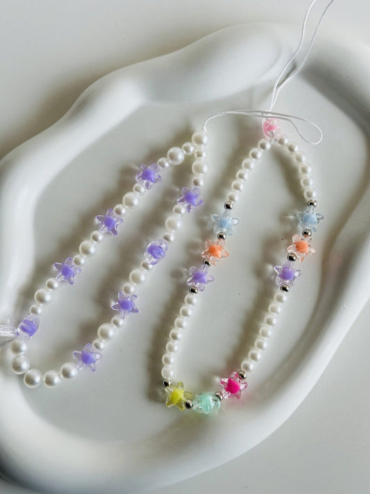 Purple star kawaii charms