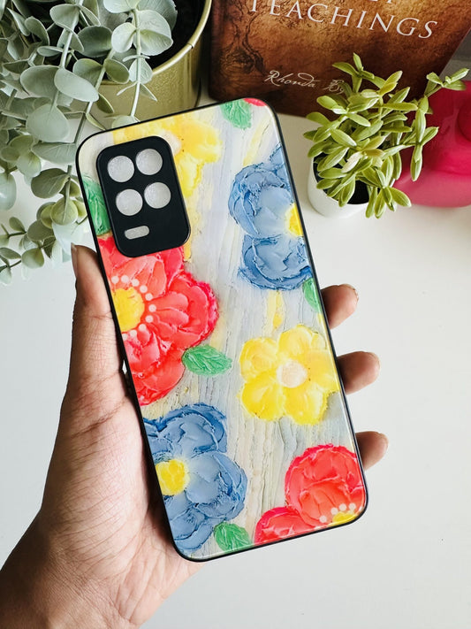 Colourful flower aesthetic case
