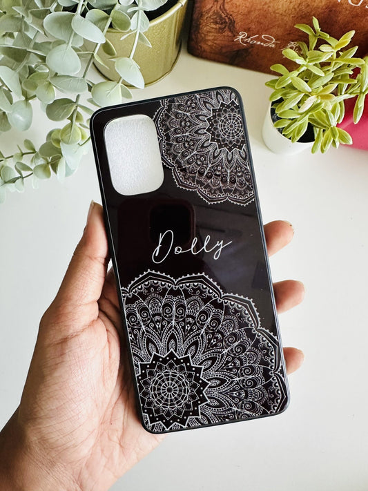 Black mandala case
