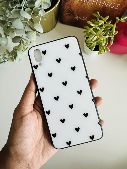 cute heart y2k case