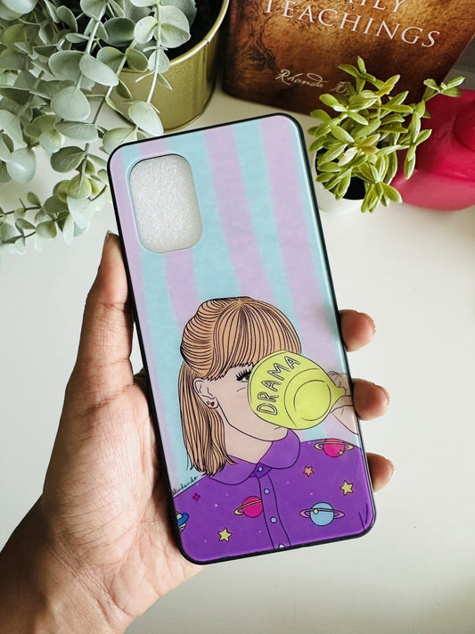 Drama illustartion girl boss case