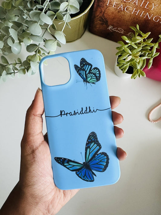 Blue butterfly name case