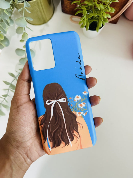 Daisy flower illustration case