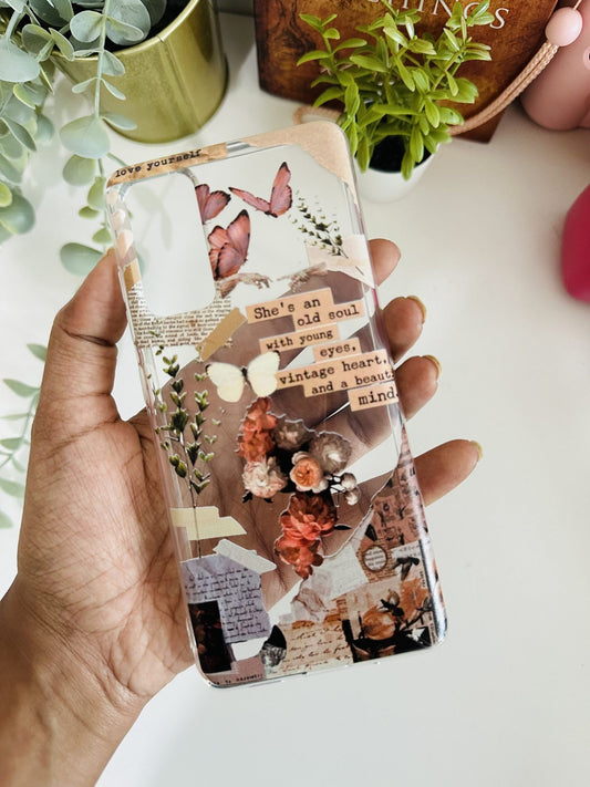 vintage butterfly case