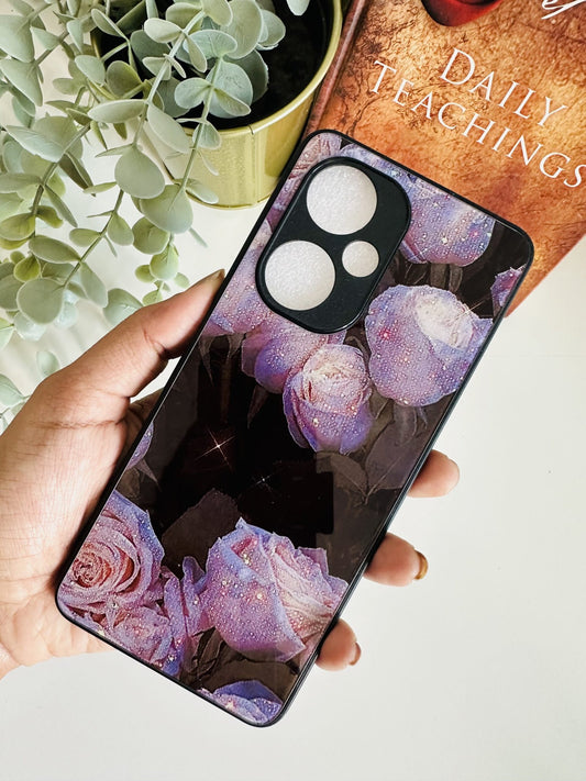 Purple roses designer case