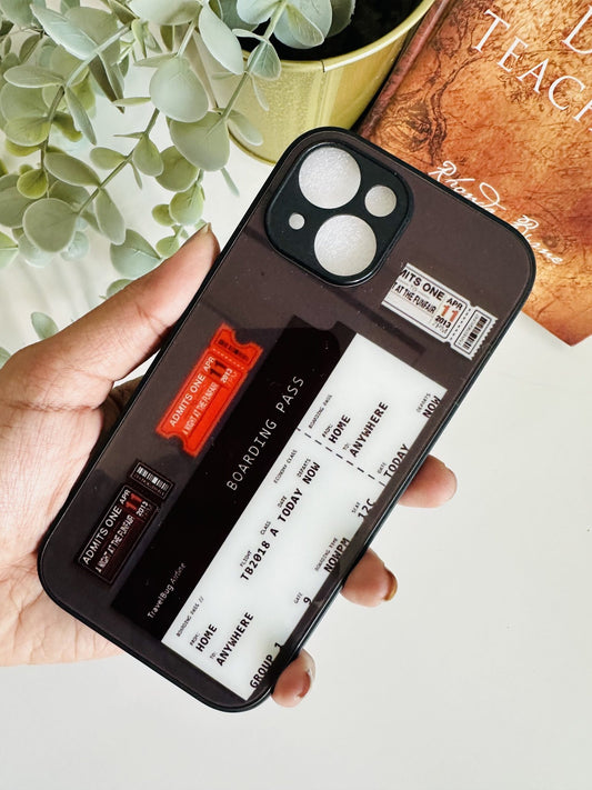 Boarding pass designer case