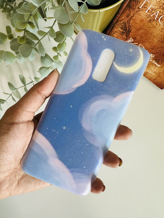 Pastel clouds and moon case
