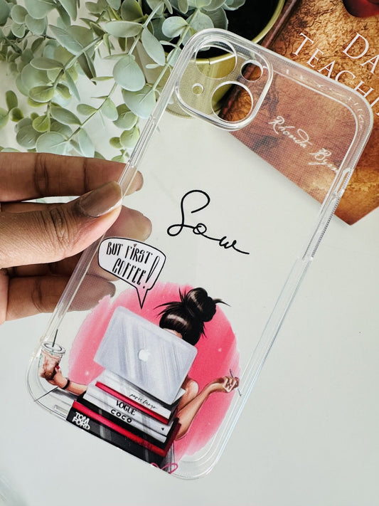 But first coffee illustration case