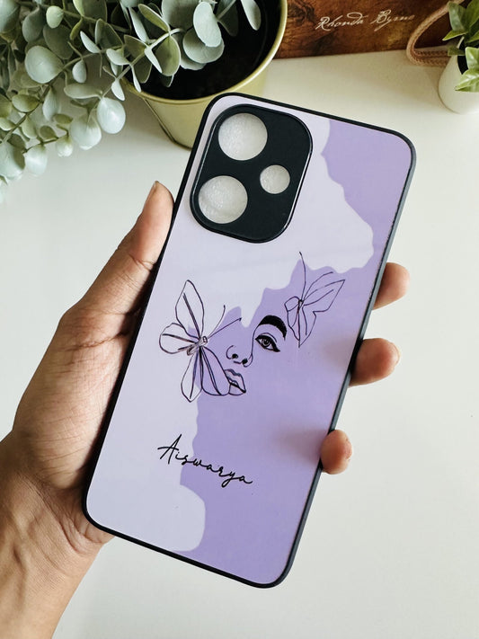 Butterfly faces case