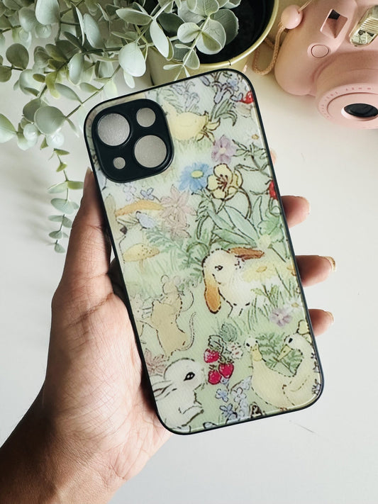 Cute rabbit garden case