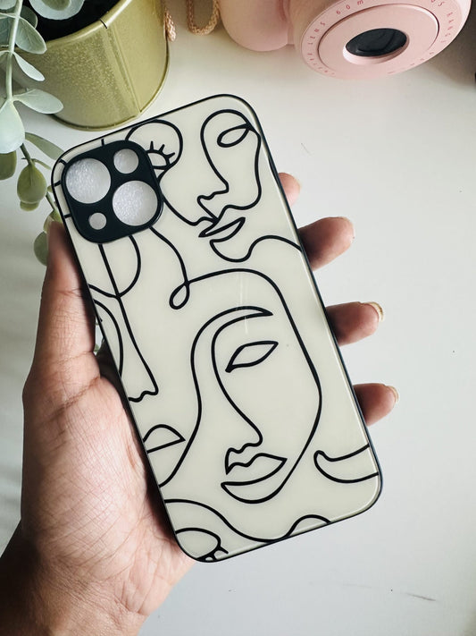 Aesthetic faces designer case