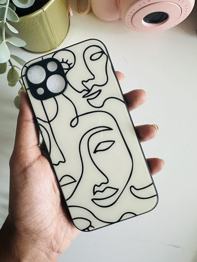 Aesthetic faces designer case