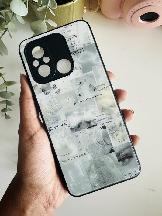 Silver minimalistic designer case