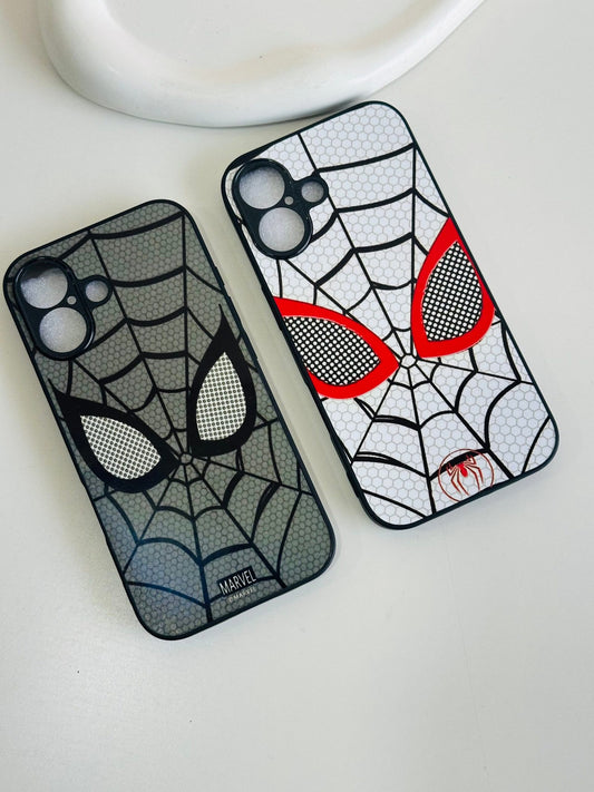 Black white spidy couple case