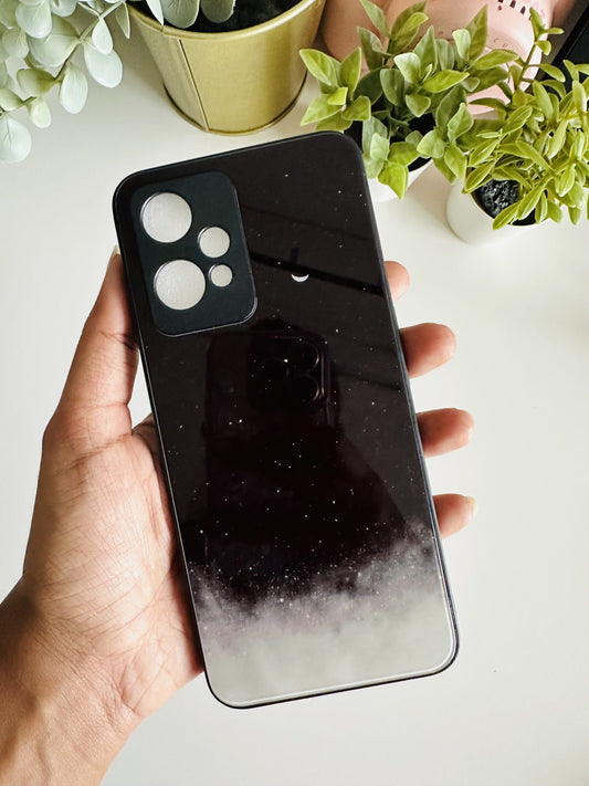 Grey night with stars and moon case