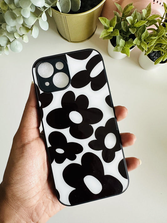 Aesthetic black and white designer case