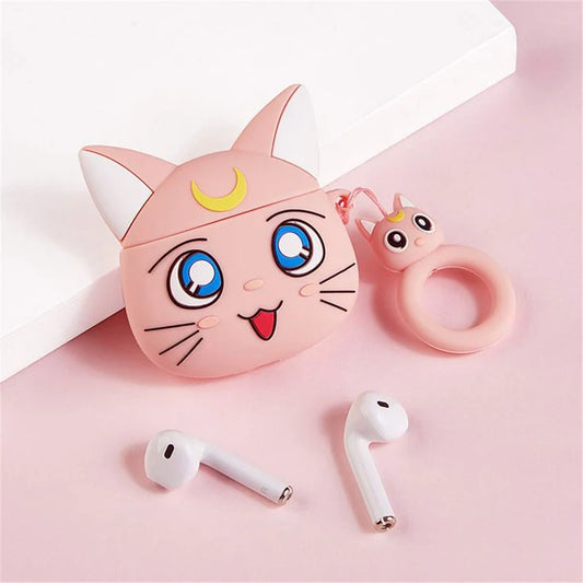 Pink kittyAirpod case