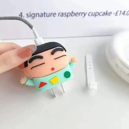 shinshan cute  iphone cable charge protector case