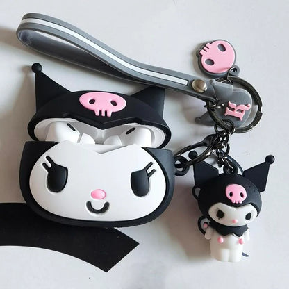 Black kuromi cute  Airpods case