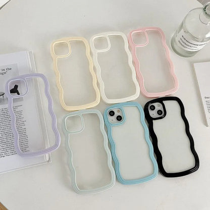 Wavy candy curve iphone case