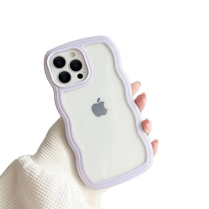 Wavy candy curve iphone case