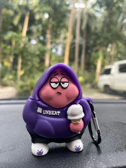 Grumpy boy cute Airpods case