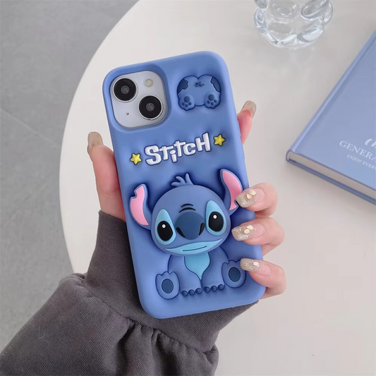 Stitch case with pop holder