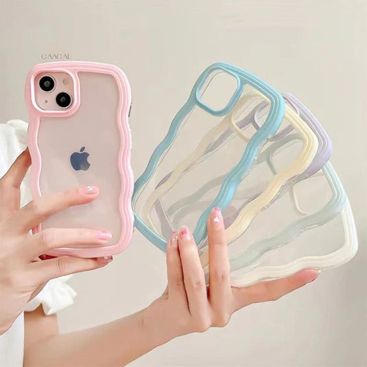Wavy candy curve iphone case