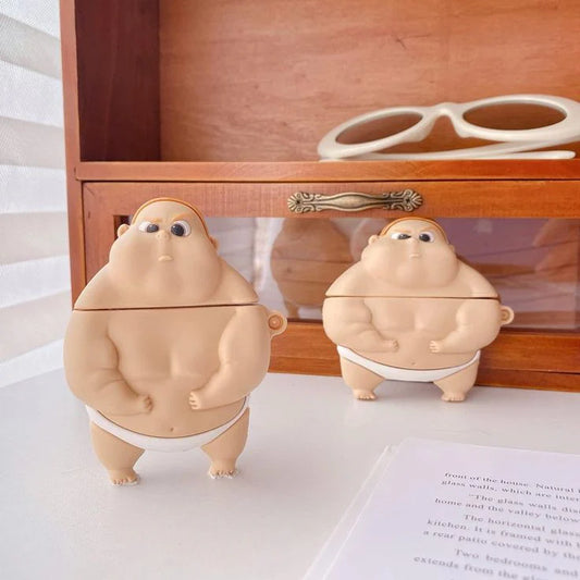 cute  Sumo man Airpods case