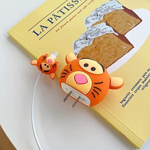 Tiger iphone cable charger protector