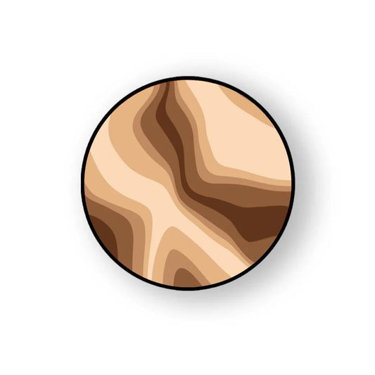Brown Siwrl Pop Grippers