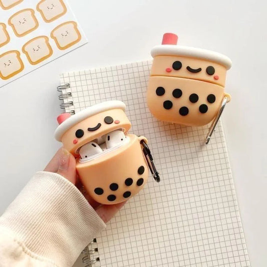 Boba tea cute Airpod case