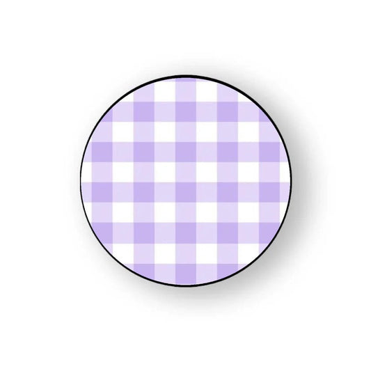 Lavender Grid Pop Grippers
