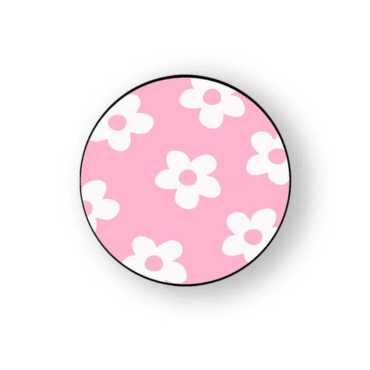 Pink Flowers Pop Grippers