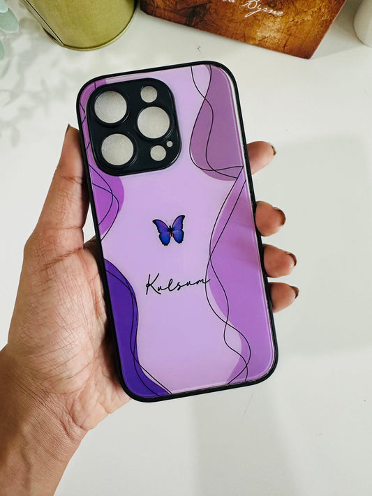 Purple Butterflyjpeg Case