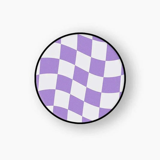 Purple Checker Pop Grippers