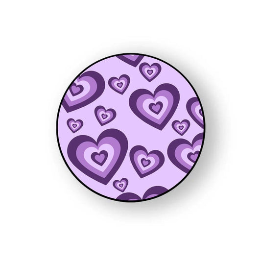 Purple Hearts Pop Grippers