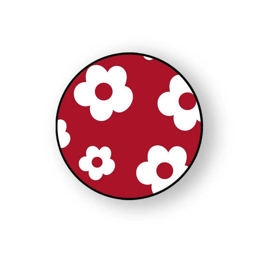 Red Flower Pop Grippers